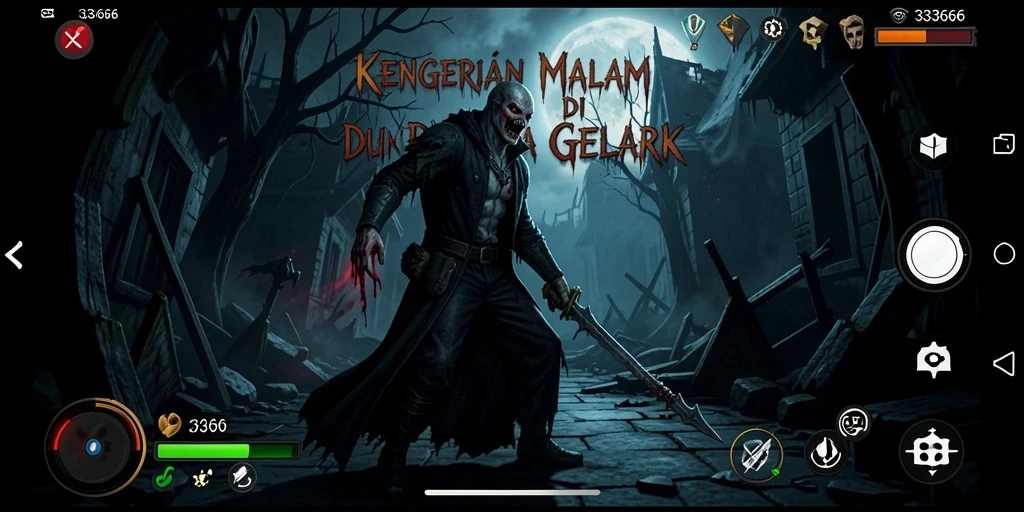 Gameplay intense dalam suasana horror yang mencekam.