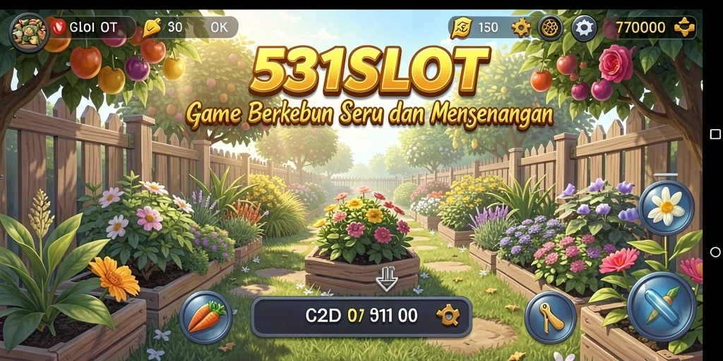 Tampilan gameplay seru di dalam 531SLOT saat bertani.