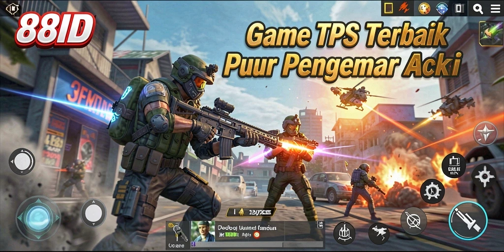 Tampilan gameplay seru dan mendebarkan dalam 88ID.