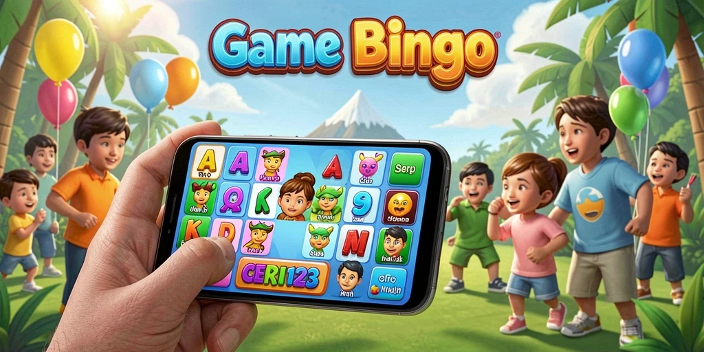 Screenshot utama CERI123 menampilkan gameplay Bingo yang mengasyikkan.