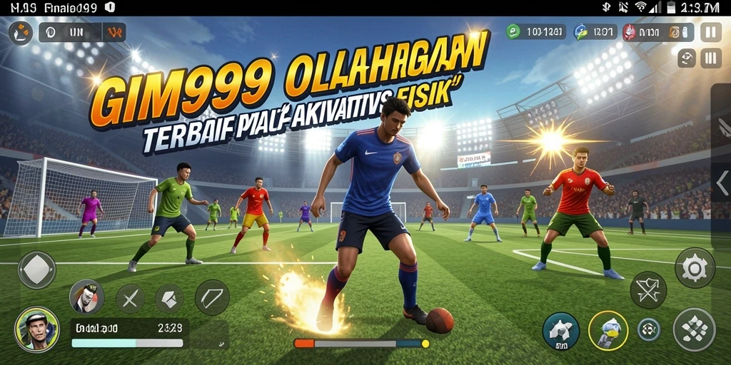Tangkapan layar utama GIM999 menampilkan serunya pertandingan olahraga.