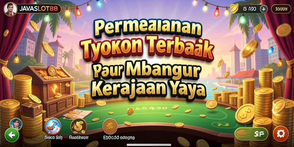 Tampilan menarik dari gameplay Tycoon JAVASLOT88 yang seru.