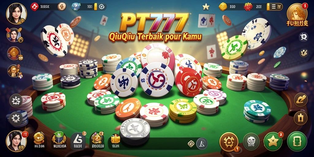 Tampilan gameplay QiuQiu yang seru dan mendebarkan.