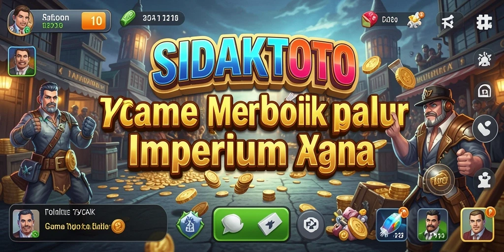 Tampilan utama gameplay SIDAKTOTO dengan elemen Tycoon yang menarik.