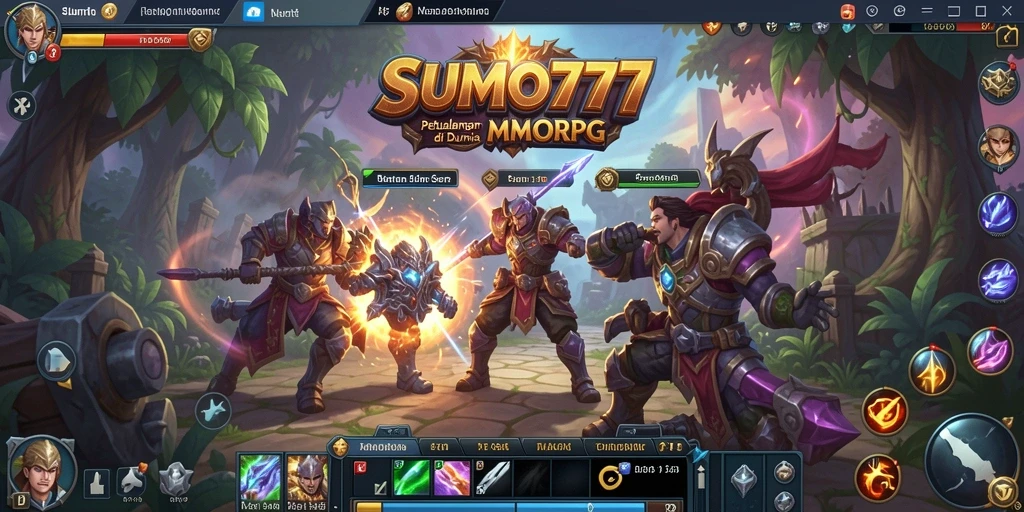 Tampilan gameplay seru dari SUMO777 dengan grafis yang memukau.